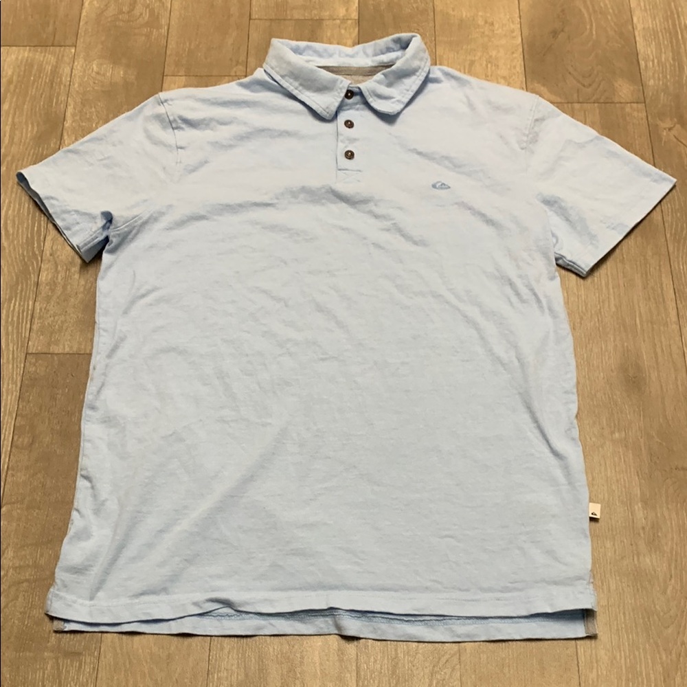 Mens Quiksilver Polo Collar‎ Short Sleeve Shirt